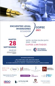 Foro Ccifec 2021 Encuentro Legal Inversiones Ecuador
